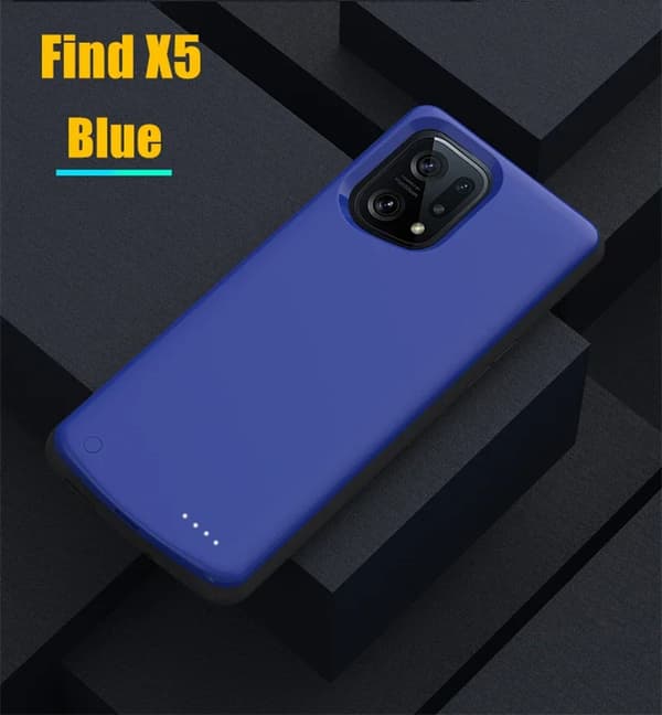 Power Bank -kotelo, 10000mAh kapasiteetti, kestävä ABS-materiaali,Etsi X5 Blue