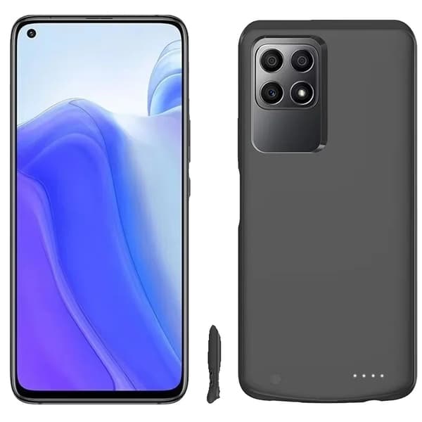 Bärbar Batteriladdningsfodral, 10000mAh Kapacitet, Hållbart ABS-material,A22 Svart