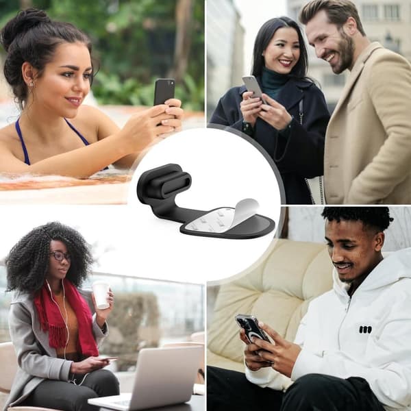 Lollanda 8-pack dammproppar för mobiltelefon – kompatibla med USB-C/Lightning, dammskyddande, slitstarka och förlustsäkra kontaktskydd