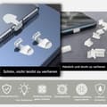 Miniatyrbild 3 av 7: Lollanda 8-pack dammproppar för mobiltelefon – kompatibla med USB-C/Lightning, dammskyddande, slitstarka och förlustsäkra kontaktskydd