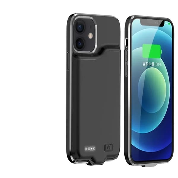 Batteriladdningsfodral, 5500mAh kapacitet, slimmad design, flera varianter,För 12 Pro 5500mAh-a