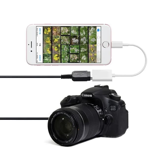 OBOSOE iPhone-sovitin USB:hen - USB 2.0 naaras salamaan - OTG