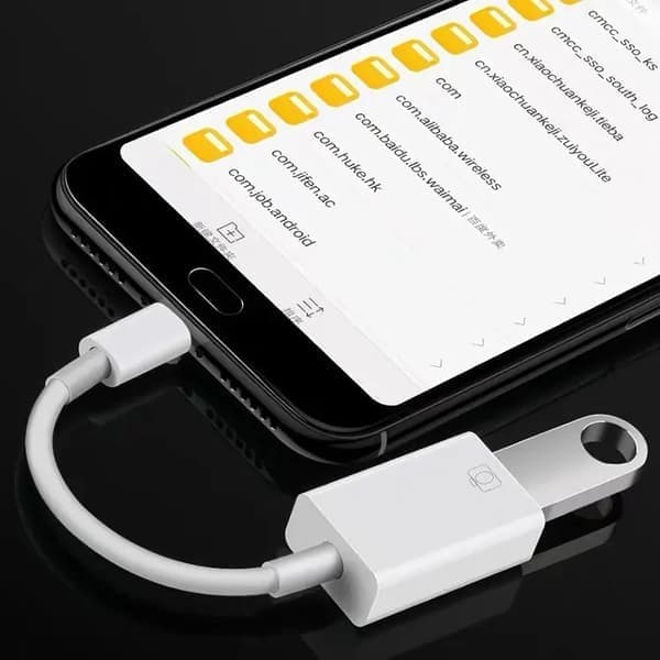 OBOSOE iPhone-sovitin USB:hen - USB 2.0 naaras salamaan - OTG