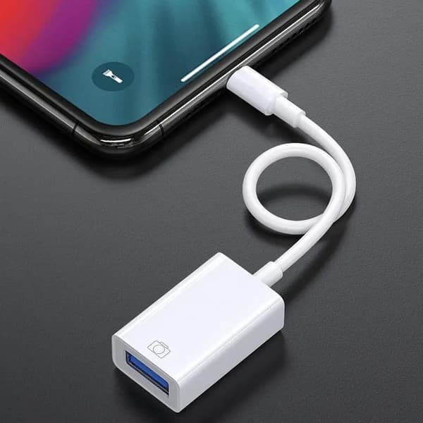 OBOSOE iPhone-sovitin USB:hen - USB 2.0 naaras salamaan - OTG