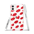 Miniatyrbillede 3 af 6: iPhone 12 Mini-cover med MagSafe Clear Silicone Flexi Red Lips