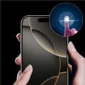 Miniatyrbillede 4 af 6: Privacy Glass med sort ramme til iPhone 14