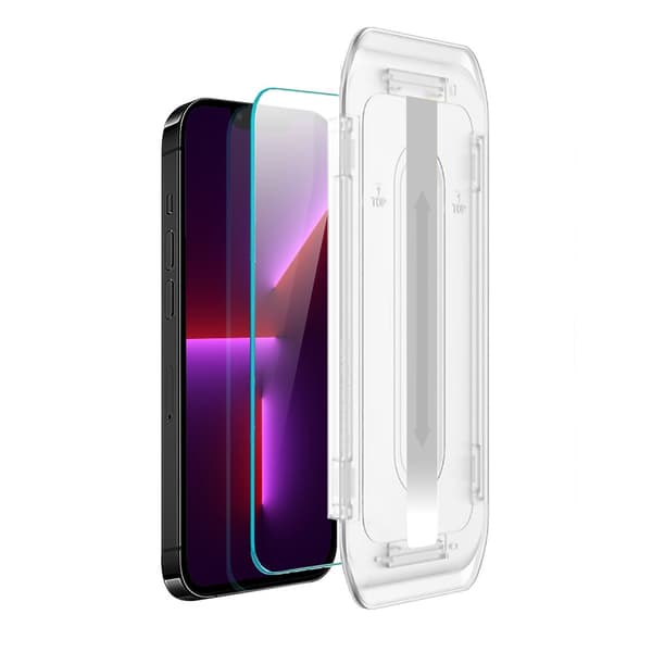 9H hærdet glas til iPhone 13 Pro skærm med applikator
