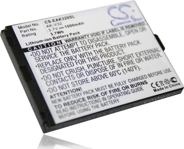 Emporia AK-V32, Batteri, Sort, Lithium-Ion (Li-Ion), 1000 mAh, 3,7 V, Emporia Click