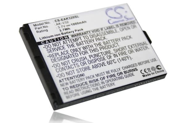 Emporia AK-V32, Batteri, Sort, Lithium-Ion (Li-Ion), 1000 mAh, 3,7 V, Emporia Click