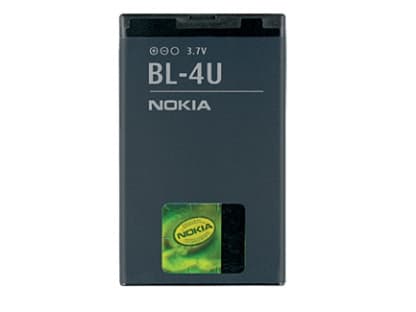 Nokia BL-4U - Matkapuhelimen akku - Li-Ion - 1000 mAh - Nokia 301, 3120, 500, 515, 5250, 5330, 5530, 6600, 8800, C5, E75; Asha 210, 30X, 311, 50X - N