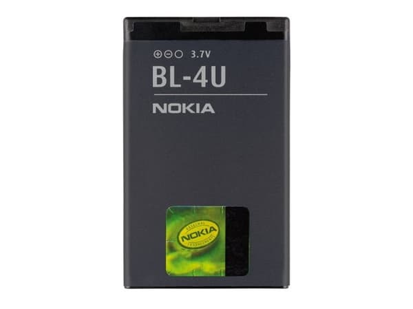 Nokia BL-4U - Matkapuhelimen akku - Li-Ion - 1000 mAh - Nokia 301, 3120, 500, 515, 5250, 5330, 5530, 6600, 8800, C5, E75; Asha 210, 30X, 311, 50X - N