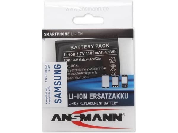 Ansmann LiSma Sam Galaxy Ace Gio akku - (lismaacegio)