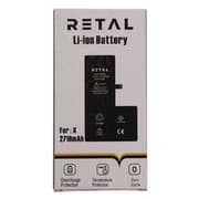 iPhone X High Performance Retal Batteri med Adhesive