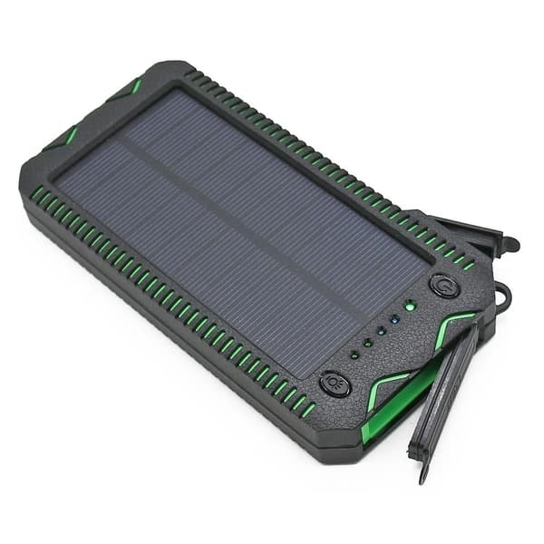 Solcelle PowerBank / Lader - 10.000 mAh Solcellelader