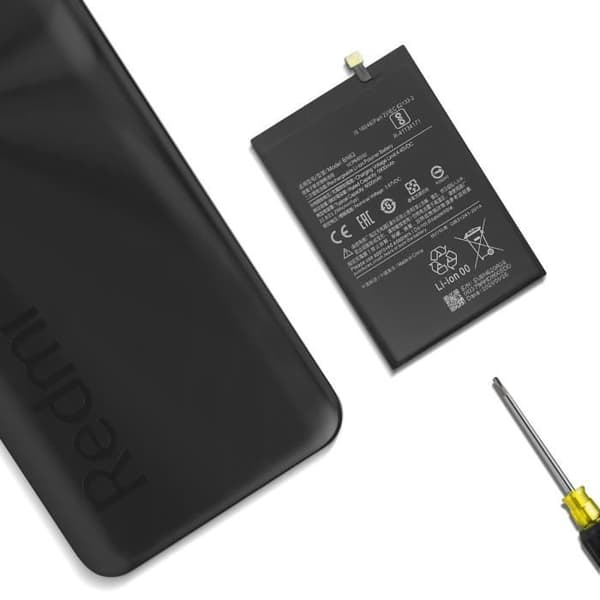 Ersättningsbatteri Xiaomi Redmi 9T, Note 9 och Poco M3 5900 mAh svart