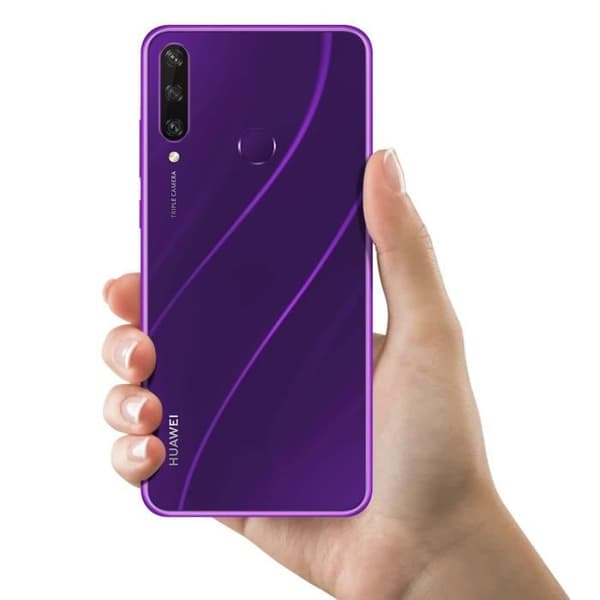 Batterilock - HUAWEI - Y6p - Byte - Lila - Förenklad installation