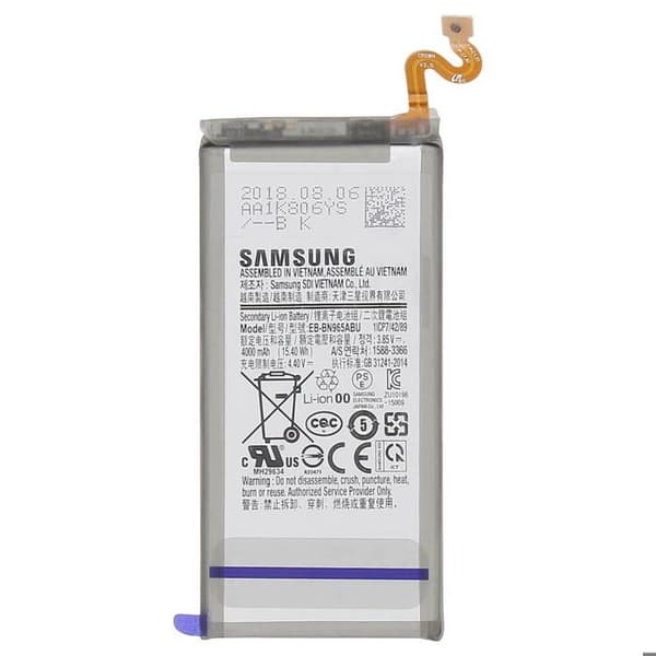 Batteri Internt Galaxy Note 9 Li-Ion 4000mAh Originalmodell EB-BN960ABE