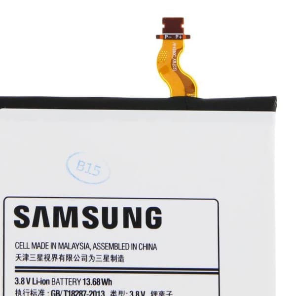 Original Samsung Galaxy Tab 3 Lite T110 Batteri - 3600 mAh EB-BT115ABC - Vit SAMSUNG