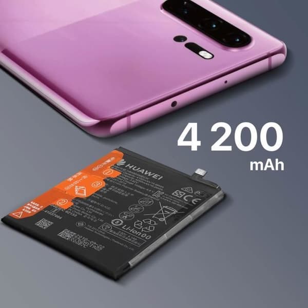 Batteri Lithium Ion - HUAWEI - HB486486ECW - 4200mAh - Svart - Kompatibel med P30 Pro / Mate 20 Pro
