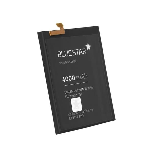 Ersättningsbatteri Samsung Galaxy A51 4000mAh Li-Ion Blå stjärna Svart
