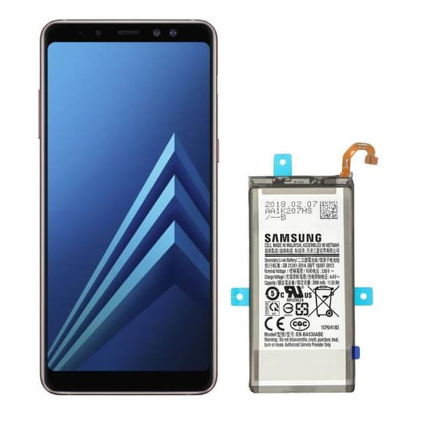 Samsung EB-BA530ABE Batteri Galaxy A8 2018 Original Batteri 3000mAh Svart