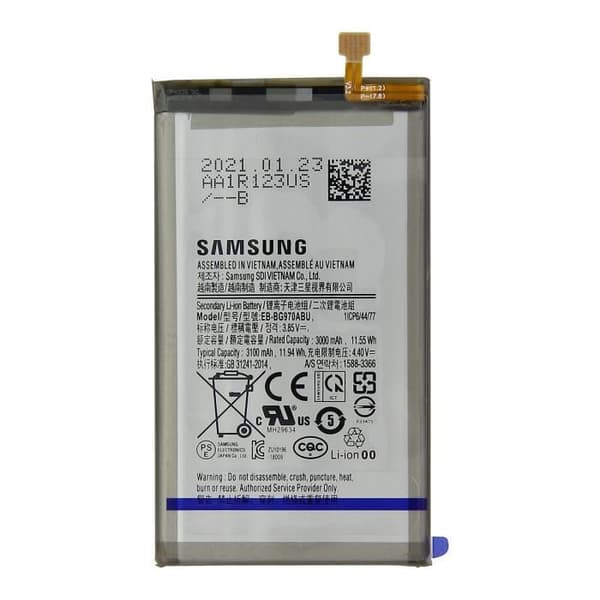 Internt batteri Samsung Galaxy S10e 3100 mAh Original Svart