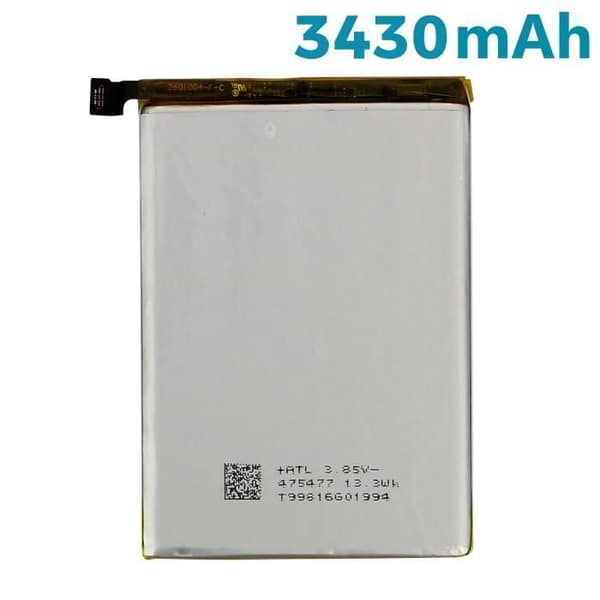 Internt batteri Google Pixel 3 XL 3430mAh kompatibel ersätter G013C-B grå