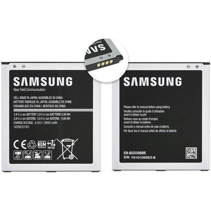 100 % original Samsung Galaxy Grand Prime G530 G531 EB-BG530BBE batteri