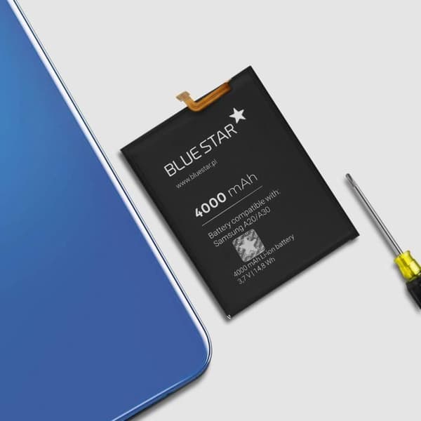 Galaxy A30, A30s och A50 4000mAh Li-Ion Blue Star Black Ersättningsbatteri