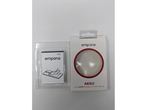 Emporia AK-S3-BC, Akku, Emporia, SMART.3, Musta, Valkoinen, Litiumioni (Li-Ion), 2500 mAh