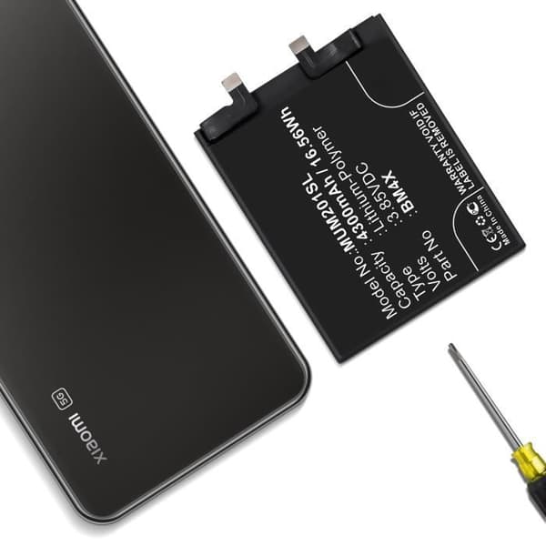 Xiaomi Mi 11 4600mAh Lithium-Polymer Ersättningsbatteri Svart