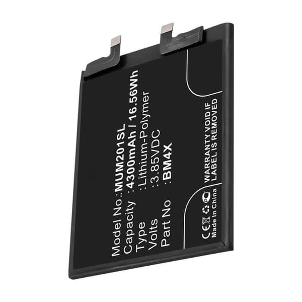 Xiaomi Mi 11 4600mAh Lithium-Polymer Ersättningsbatteri Svart