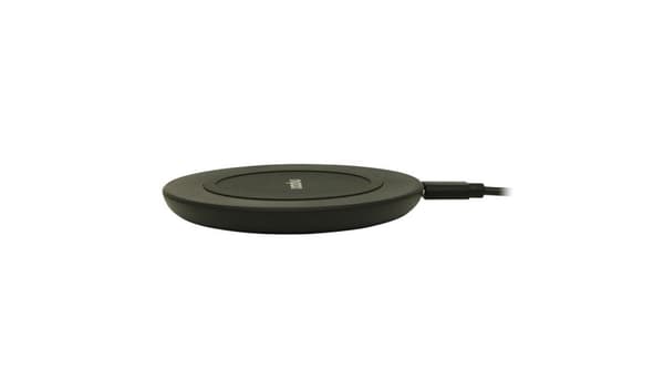 Rapoo XC140 - Induktiv opladningsmåtte + AC-adapter - 10 Watt - 2 A - QC 3.0 (USB) - sort - Europa