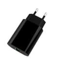Miniatyrbillede 6 af 6: Rapoo XC140 - Induktiv opladningsmåtte + AC-adapter - 10 Watt - 2 A - QC 3.0 (USB) - sort - Europa