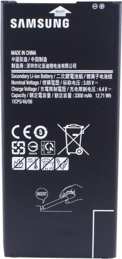 Samsung Li-ion batteri EB-BG610ABE til J415F, J610F Samsung Galaxy J4+, J6 (GH43-04670A)