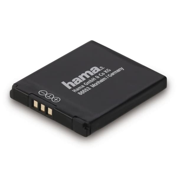 Hama DP 437 - Akku - Li-Ion - 580 mAh - 2,1 Wh - musta - Canon IXUS 17X, 18X, 190, 285, IXY 190, 640, PowerShot SX420, PowerShot ELPH 180,0, 370 ()