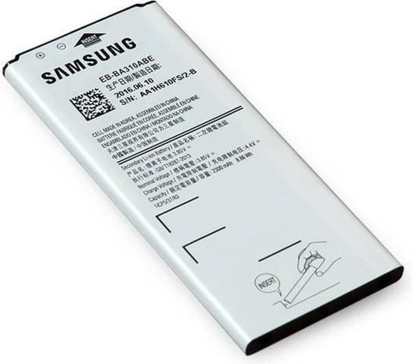 Samsung A310F Galaxy A3 2016 akku, EB-BA310ABE, 2300mAh