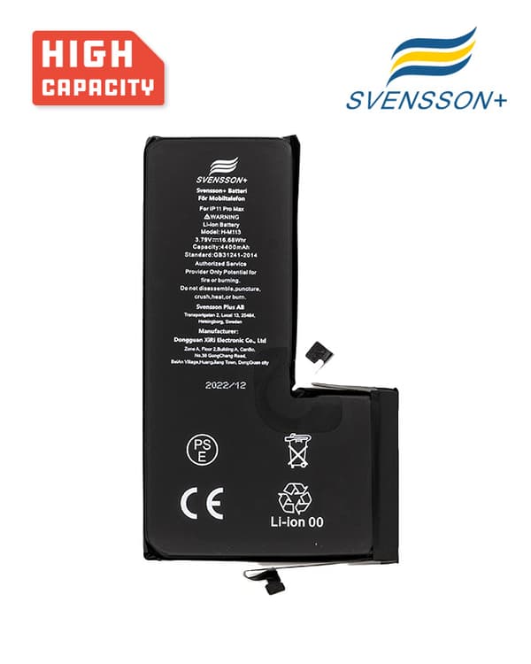 Svensson Plus High Capacity Battery For iPhone 11 Pro Max 4400 mAh