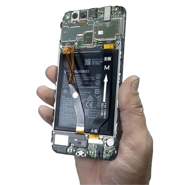 Huawei HB356687ECW Originalbatteri Huawei Honor 7X 3340mAh Svart