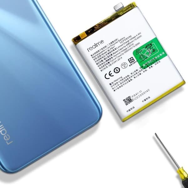 Internt batteri - Realme - 8 - 5000mAh - BLP841 kompatibel