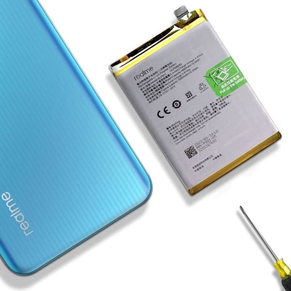 Internt batteri för Realme 9i 5000mAh 100 % kompatibelt ersätter BLP911