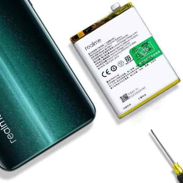 Internt batteri - Realme - 8 Pro och 9 Pro Plus - 5000mAh - Litiumjon