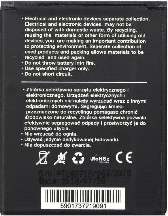 Bateria Blue Star BlueStar Battery Samsung I8260 Galaxy Core Li-Ion 2000 mAh Analog EB-B150AE