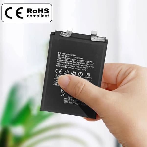 Internbatteri - XIAOMI - BN5E - 5000mAh - Svart - Kompatibel med Poco X4 Pro 5G