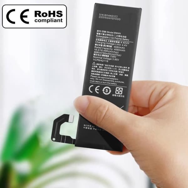 Batteri Intern - XIAOMI - Mi 10 5G - 4680mAh - Kompatibel BM4N - Litium-Ion