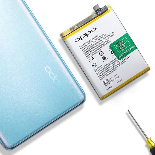 Internt batteri - Oppo - BLP855 - 4300mAh - Svart - Kompatibel Oppo Reno 6