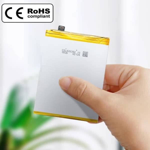 Internt batteri - Oppo - BLP855 - 4300mAh - Svart - Kompatibel Oppo Reno 6