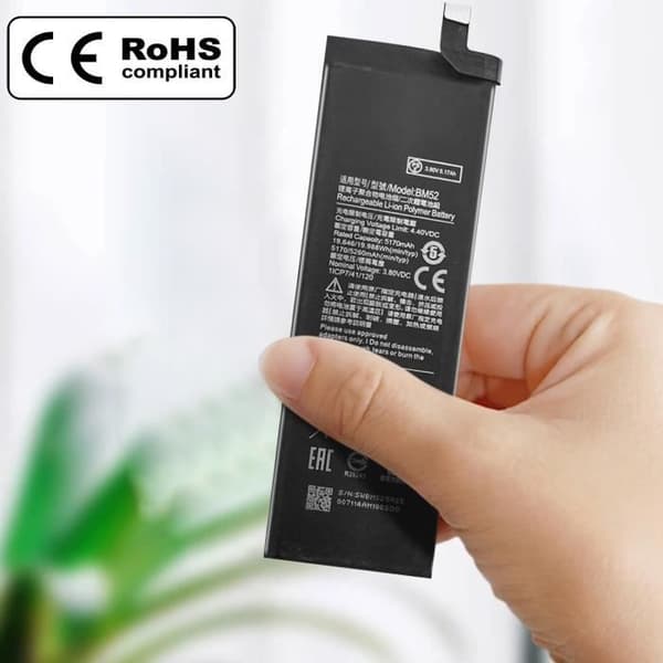 Batteri Intern - XIAOMI - Mi Note 10, 10 Lite, 10 Pro - 5260mAh - Ersätter BM52 - Lätt att installera