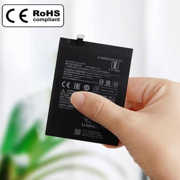 Internbatteri - Xiaomi - BP42 - 4250 mAh - Kompatibel med Xiaomi Mi 11 Lite 4G/5G - Svart