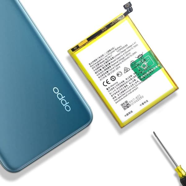 Internt batteri för Oppo A15 4230mAh 100 % kompatibelt Ersätter BLP817